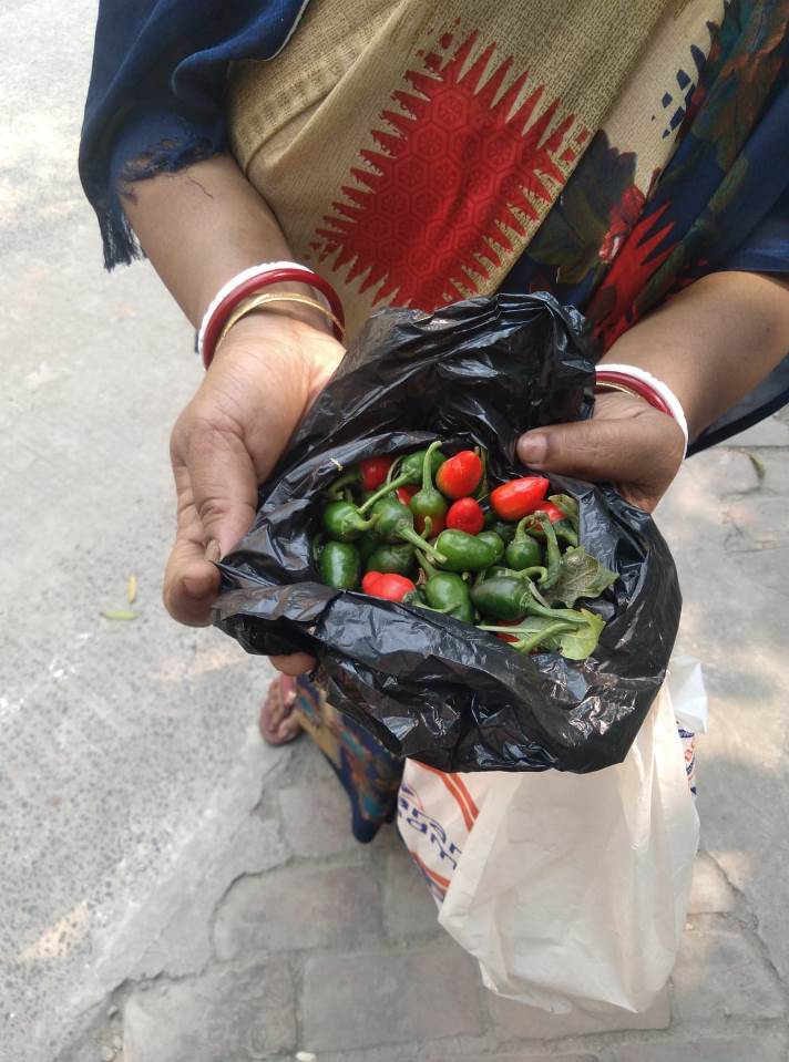 Kitchen garden produce